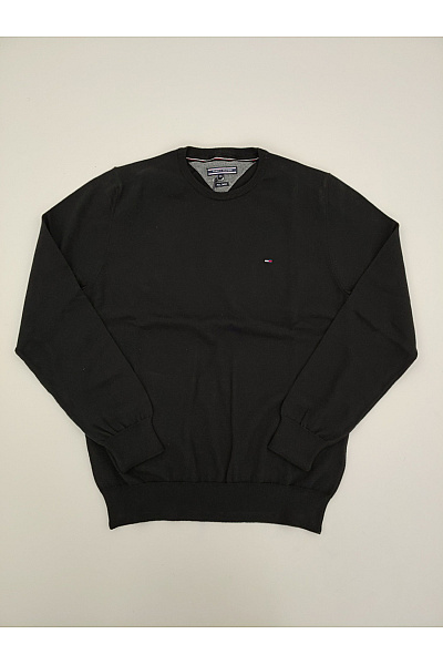 TOMMY HILFIGER Pánský bavlněný pulovr basic elegantní | TOMMY HILFIGER | obrázek 2