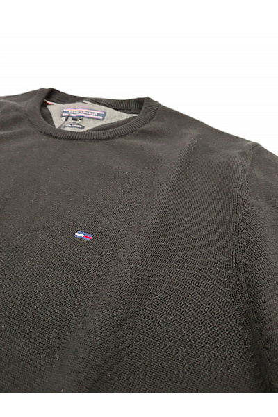 TOMMY HILFIGER Pánský bavlněný pulovr basic elegantní | TOMMY HILFIGER | obrázek 4
