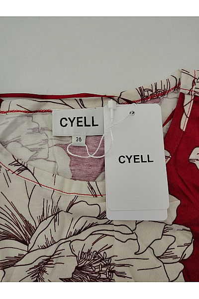 CYELL Dívčí červené šaty s květinovým vzorem Vel. EU 36 | CYELL | obrázek 6