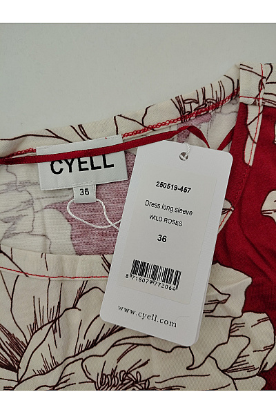 CYELL Dívčí červené šaty s květinovým vzorem Vel. EU 36 | CYELL | obrázek 7