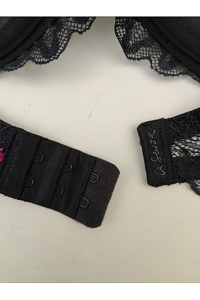 La Senza Černá krajková kosticová push up podprsenka Vel. EU 34DD | La Senza | obrázek 6