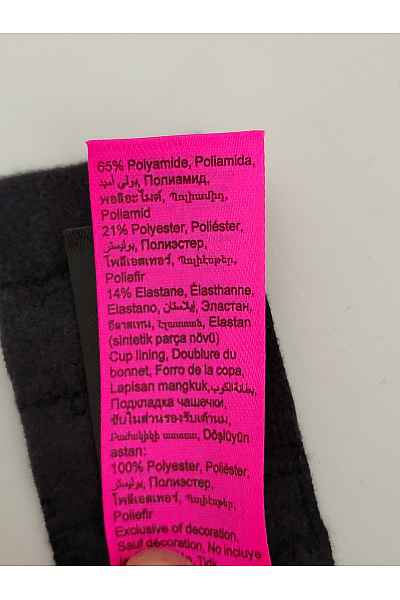 La Senza Černá krajková kosticová push up podprsenka Vel. EU 34DD | La Senza | obrázek 10