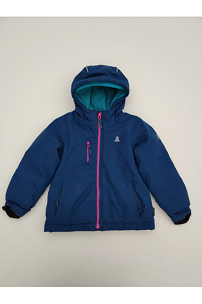 Kamik Dívčí modrá outdoorová zimní bunda Velikost 104 / 4 | kamik | obrázek 2