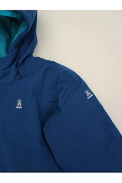 Kamik Dívčí modrá outdoorová zimní bunda Velikost 104 / 4 | kamik | obrázek 5