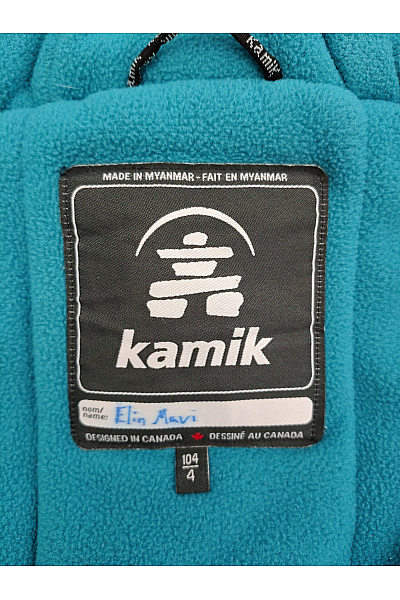 Kamik Dívčí modrá outdoorová zimní bunda Velikost 104 / 4 | kamik | obrázek 9