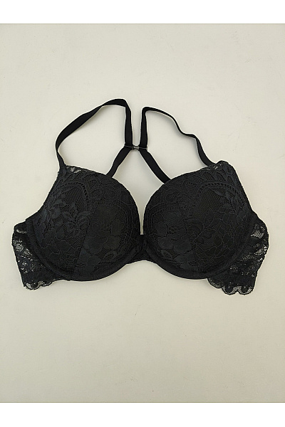 La Senza Černá krajková push up podprsenka s překříženými zády | La Senza | obrázek 2