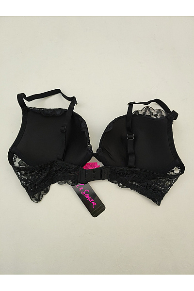 La Senza Černá krajková push up podprsenka s překříženými zády | La Senza | obrázek 4