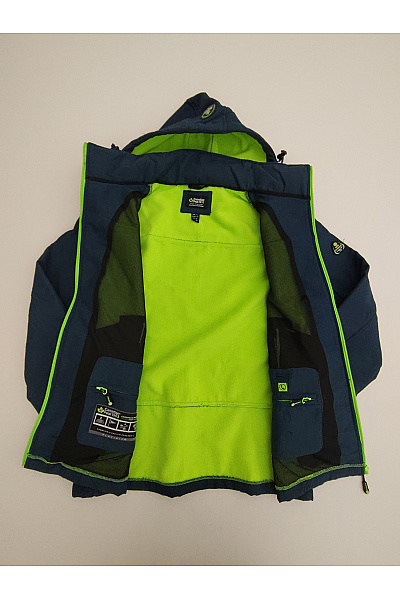 Canadian-peak Modrá pánská softshellová bunda s kapucí sportovní outdoorová Vel. EU XL | canadian-peak | obrázek 10