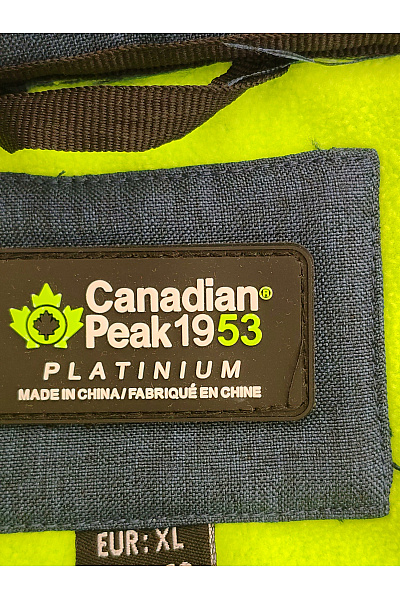 Canadian-peak Modrá pánská softshellová bunda s kapucí sportovní outdoorová Vel. EU XL | canadian-peak | obrázek 12