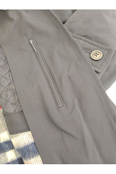 Schneiders Černý dámský trenčkot elegantní jarní podzimní Velikost EU 44 | schneiders | obrázek 8