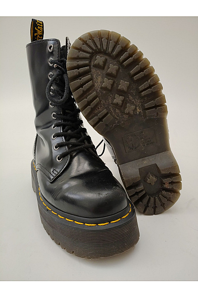 Dr.Martens Černé kotníkové boty na platformě se šněrováním a zipem Vel. 36 | Dr.Martens | obrázek 3