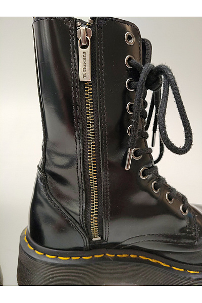Dr.Martens Černé kotníkové boty na platformě se šněrováním a zipem Vel. 36 | Dr.Martens | obrázek 7