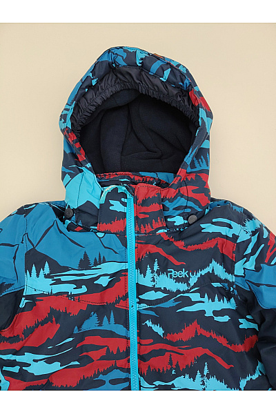 PEAK Chlapecká outdoorová zimní bunda s horským vzorem Vel. EU 128 | PEAK | obrázek 4
