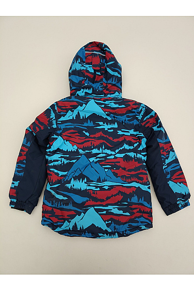 PEAK Chlapecká outdoorová zimní bunda s horským vzorem Vel. EU 128 | PEAK | obrázek 5