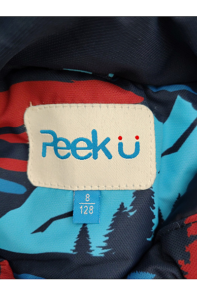 PEAK Chlapecká outdoorová zimní bunda s horským vzorem Vel. EU 128 | PEAK | obrázek 8