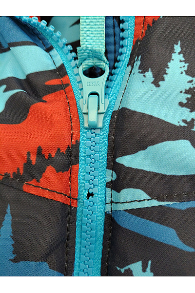 PEAK Chlapecká outdoorová zimní bunda s horským vzorem Vel. EU 128 | PEAK | obrázek 9