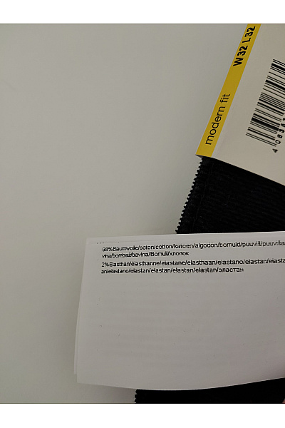 MAC Černé bavlněné manšestrové kalhoty rovné Vel. US W32 L32 | MAC | obrázek 9