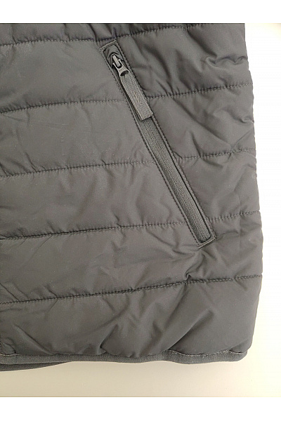 Jack Wolfskin Černá dětská prošívaná bunda s kapucí outdoor Velikost EU M | Jack Wolfskin | obrázek 3