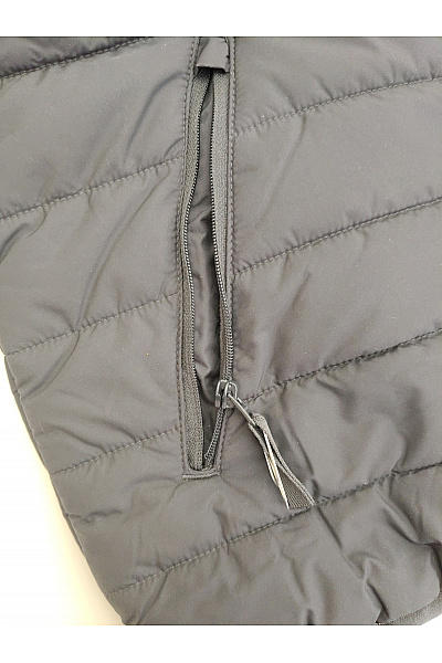 Jack Wolfskin Černá dětská prošívaná bunda s kapucí outdoor Velikost EU M | Jack Wolfskin | obrázek 4