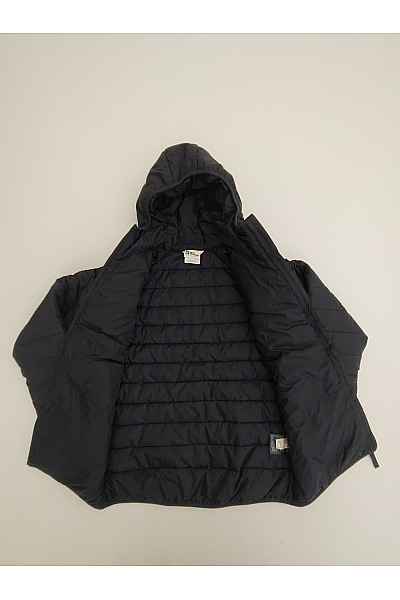 Jack Wolfskin Černá dětská prošívaná bunda s kapucí outdoor Velikost EU M | Jack Wolfskin | obrázek 7