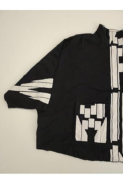 Joseph Ribkoff Černobílé tričko s dlouhým rukávem potiskem oversize Velikost XXL/TTG | Joseph Ribkoff | obrázek 4