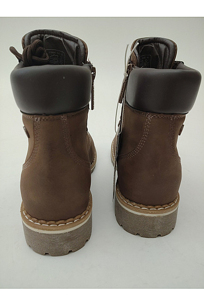Refresh Hnědé kotníkové boty šněrovací na zip podzimní zimní Vel. EU 40 | Refresh | obrázek 11