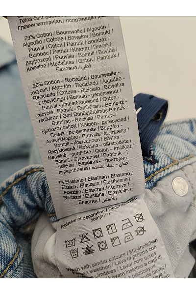 VERO MODA Dívčí bavlněné široké džíny palazzo Vel. EU 164 | VERO MODA | obrázek 6