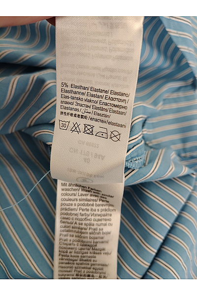 TOM TAILOR Dámská bavlněná pruhovaná košile oversized Velikost EU 40 | TOM TAILOR | obrázek 8