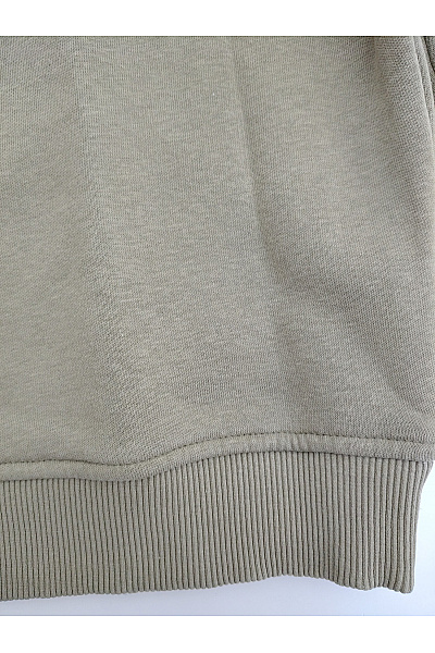 Zwillingsherz Dívčí khaki mikina s leopardím vzorem a růžovým pruhem Velikost L/XL | Zwillingsherz | obrázek 3