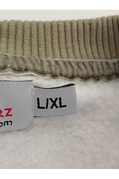 Zwillingsherz Dívčí khaki mikina s leopardím vzorem a růžovým pruhem Velikost L/XL | Zwillingsherz | obrázek 7