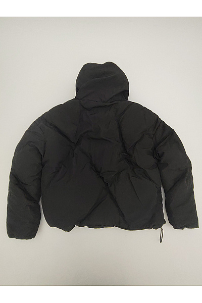 Bianco lucci Černá prošívaná zimní puffer bunda oversize Velikost EU 38 | bianco lucci | obrázek 5