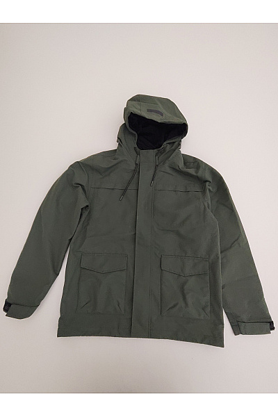 Derbe Pánská khaki parka s kapucí přechodová outdoorová bunda Vel. L | Derbe | obrázek 2