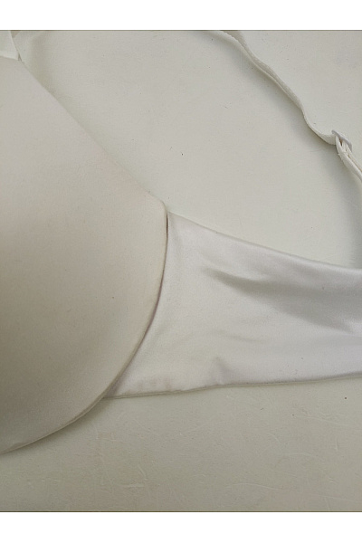 La Senza Bílá hladká push-up podprsenka s překříženými ramínky Vel. EU 34D | La Senza | obrázek 8