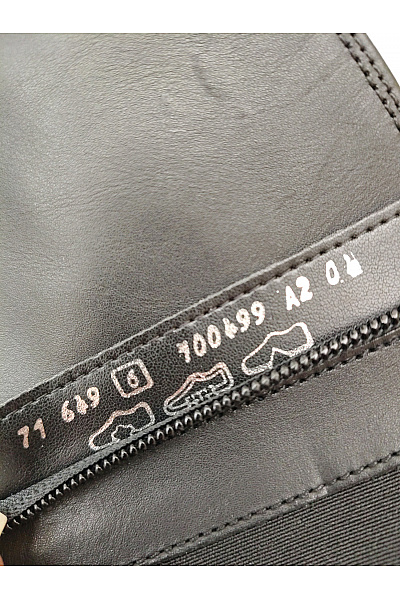 GABOR Dámské černé vysoké kozačky na zip elegantní podzimní Velikost 40 | GABOR | obrázek 8