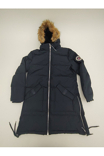 Canadian-peak Černá zimní prošívaná parka s kapucí a kožešinou Vel. EU 5/XXL | canadian-peak | obrázek 2