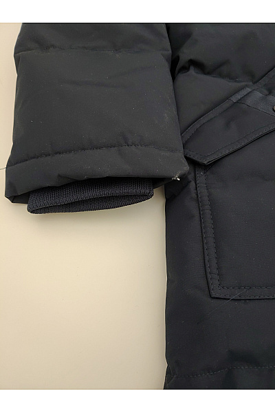Canadian-peak Černá zimní prošívaná parka s kapucí a kožešinou Vel. EU 5/XXL | canadian-peak | obrázek 5