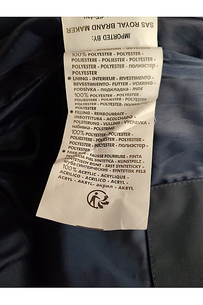 Canadian-peak Černá zimní prošívaná parka s kapucí a kožešinou Vel. EU 5/XXL | canadian-peak | obrázek 8