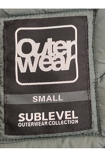 Sublevel Dámská prošívaná přechodná bunda s kapucí khaki Vel. L | Sublevel | obrázek 11