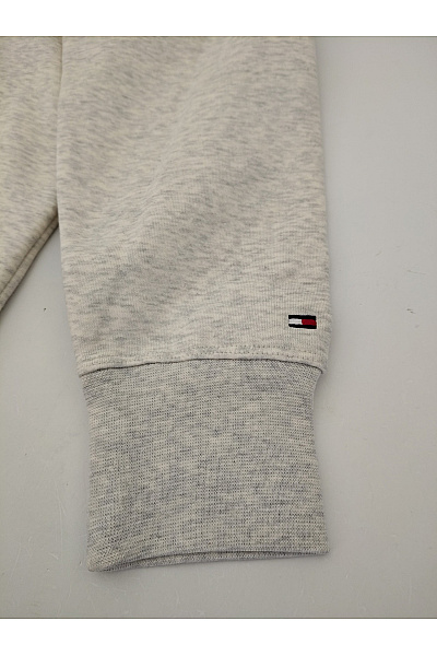 TOMMY HILFIGER Pánská šedá bavlněná mikina s kapucí a výšivkou Vel. S | TOMMY HILFIGER | obrázek 3