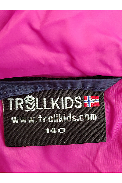 TROLLKIDS Dívčí prošívaná outdoorová bunda s kapucí Velikost EU 140 | TROLLKIDS | obrázek 9