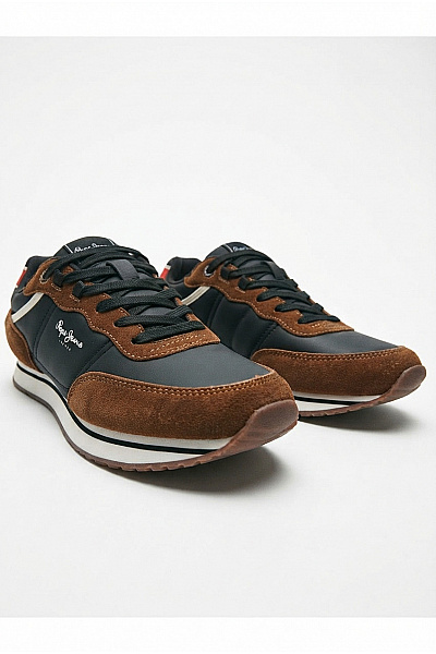 Pepe Jeans Pánské Tenisky Tinker Zero 19 Hnědé Velikost EU 40