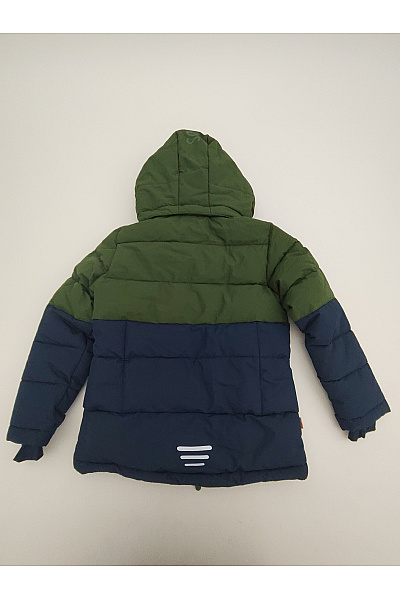 TROLLKIDS Chlapecká outdoorová zimní bunda khaki modrá Vel. 140 | TROLLKIDS | obrázek 5