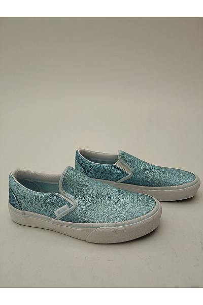 Vans tenisky Classic Slip-On Glitter (Delicate Blue/True White) Modré Velikost EU 36.5 | Vans | obrázek 2