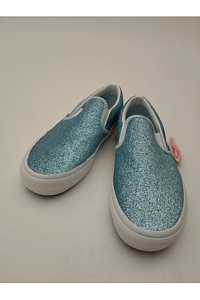 Vans tenisky Classic Slip-On Glitter (Delicate Blue/True White) Modré Velikost EU 36.5 | Vans | obrázek 3