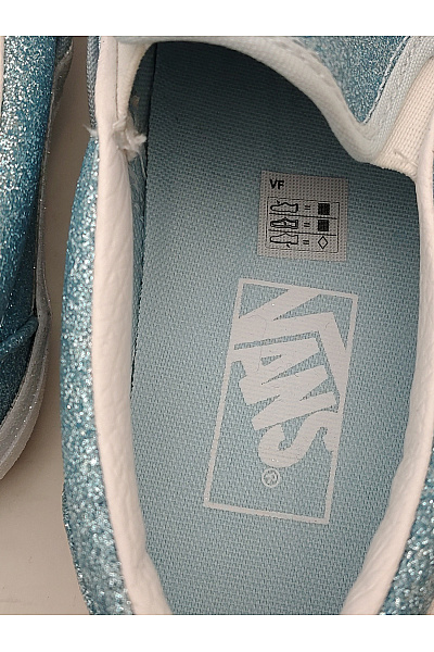 Vans tenisky Classic Slip-On Glitter (Delicate Blue/True White) Modré Velikost EU 36.5 | Vans | obrázek 6