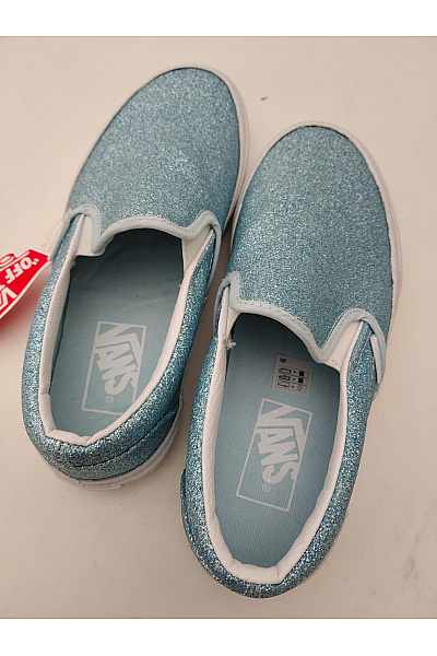 Vans tenisky Classic Slip-On Glitter (Delicate Blue/True White) Modré Velikost EU 36.5 | Vans | obrázek 7