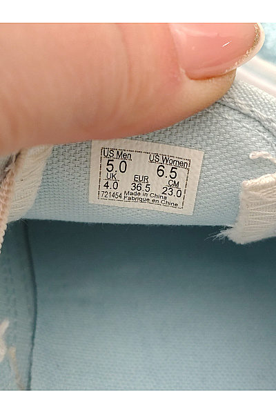 Vans tenisky Classic Slip-On Glitter (Delicate Blue/True White) Modré Velikost EU 36.5 | Vans | obrázek 11