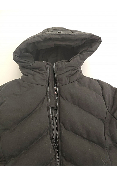 Geographical Norway Dívčí černá prošívaná zimní bunda s kapucí Velikost EU 10Y | Geographical Norway | obrázek 6