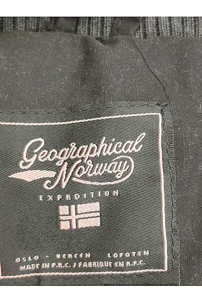 Geographical Norway Dívčí černá prošívaná zimní bunda s kapucí Velikost EU 10Y | Geographical Norway | obrázek 9