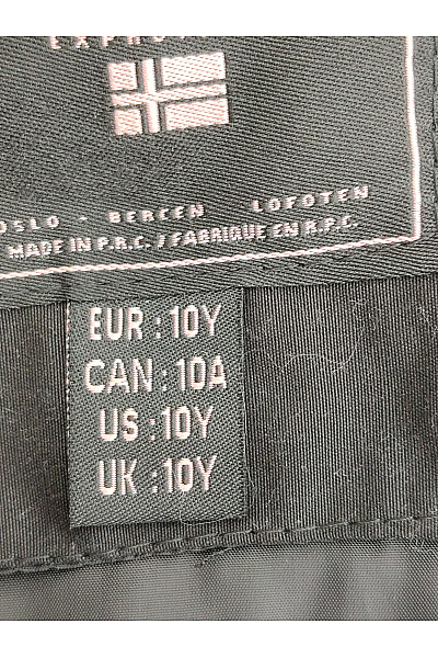 Geographical Norway Dívčí černá prošívaná zimní bunda s kapucí Velikost EU 10Y | Geographical Norway | obrázek 10